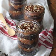 Triple Chocolate Cake Jar